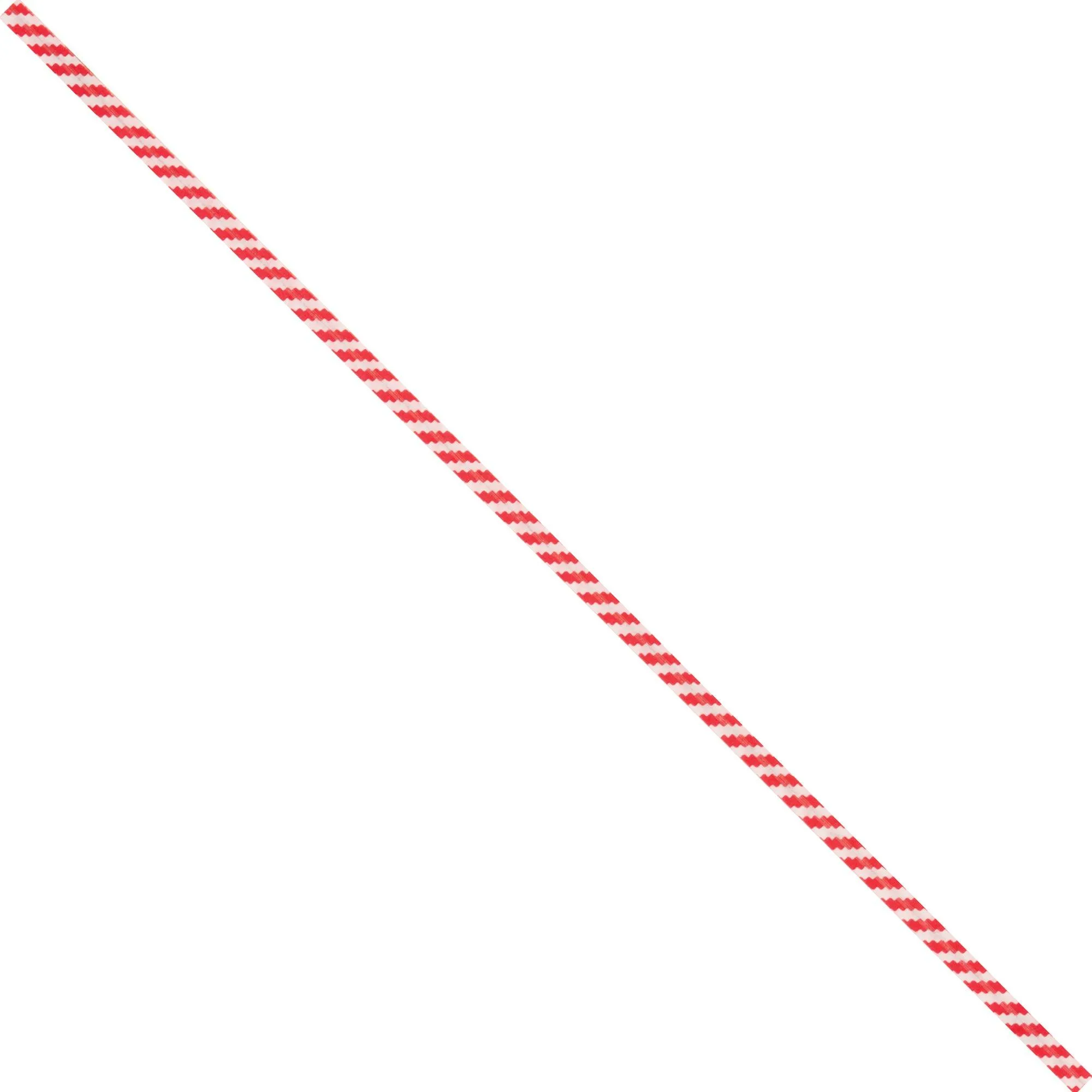 10 x 5/32" Red Candy Stripe Paper Twist Ties