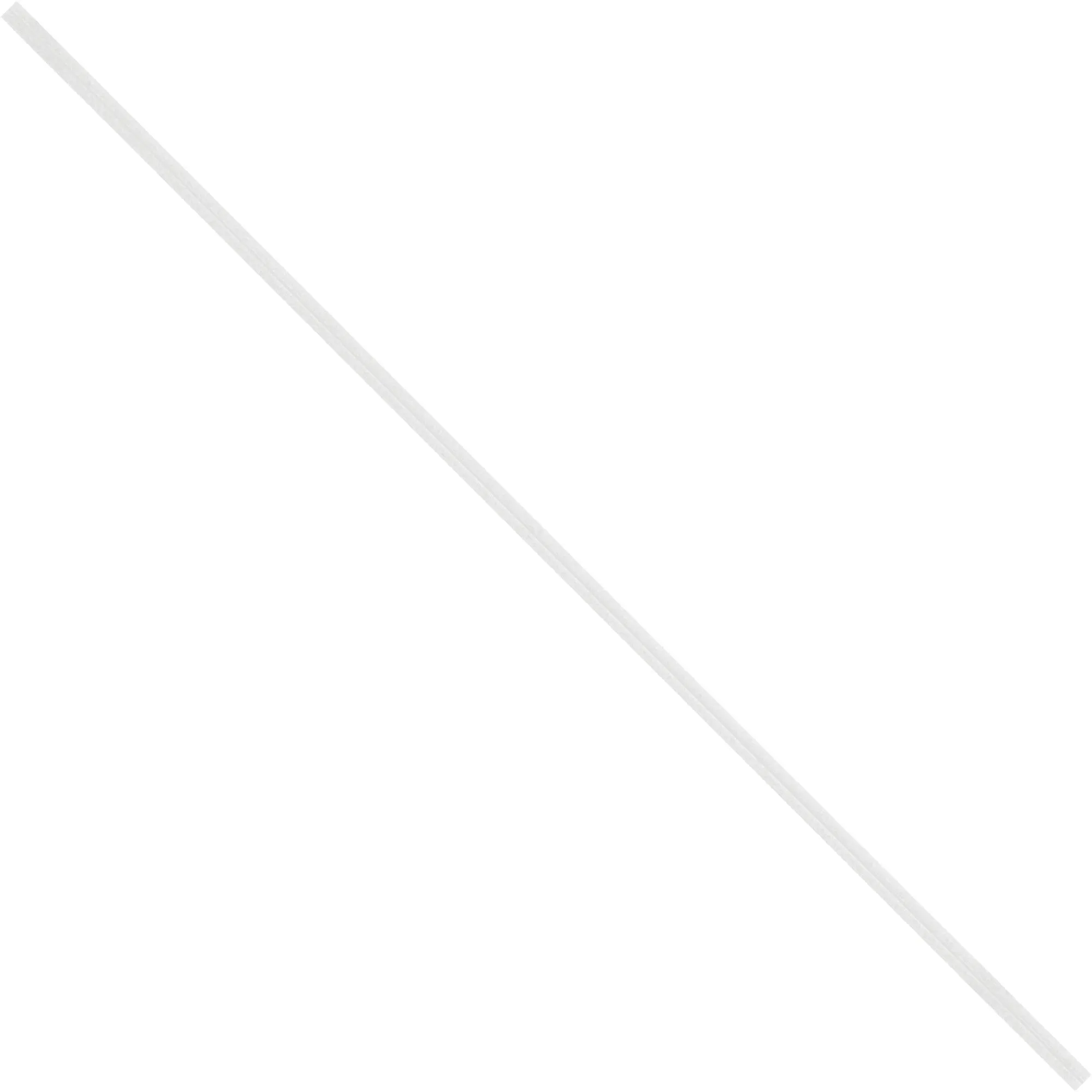 10 x 5/32" White Paper Twist Ties