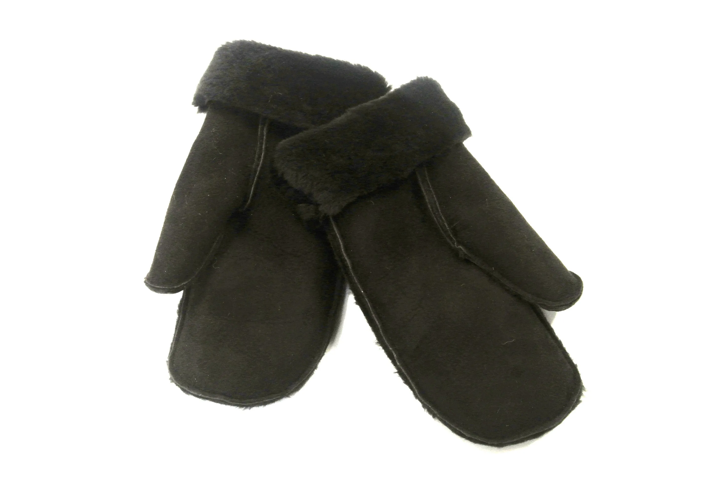 100% Genuine Sheepskin Mittens Mens Ladies Gloves Various Colours Made In The UK