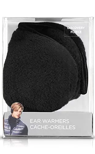 180s Fleece Behind-the-Head Earmuffs Black