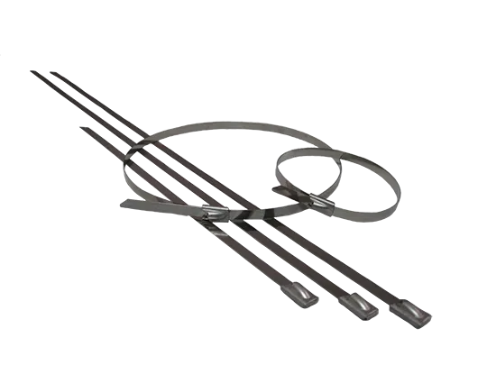 21 Inch Locking Ties - Stainless Steel