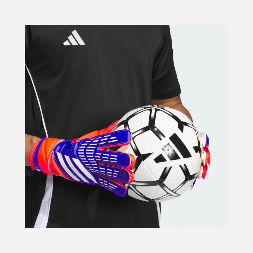 Adidas Predator Training Goalkeeper Football Gloves -Lucid Blue/Solar Red/White