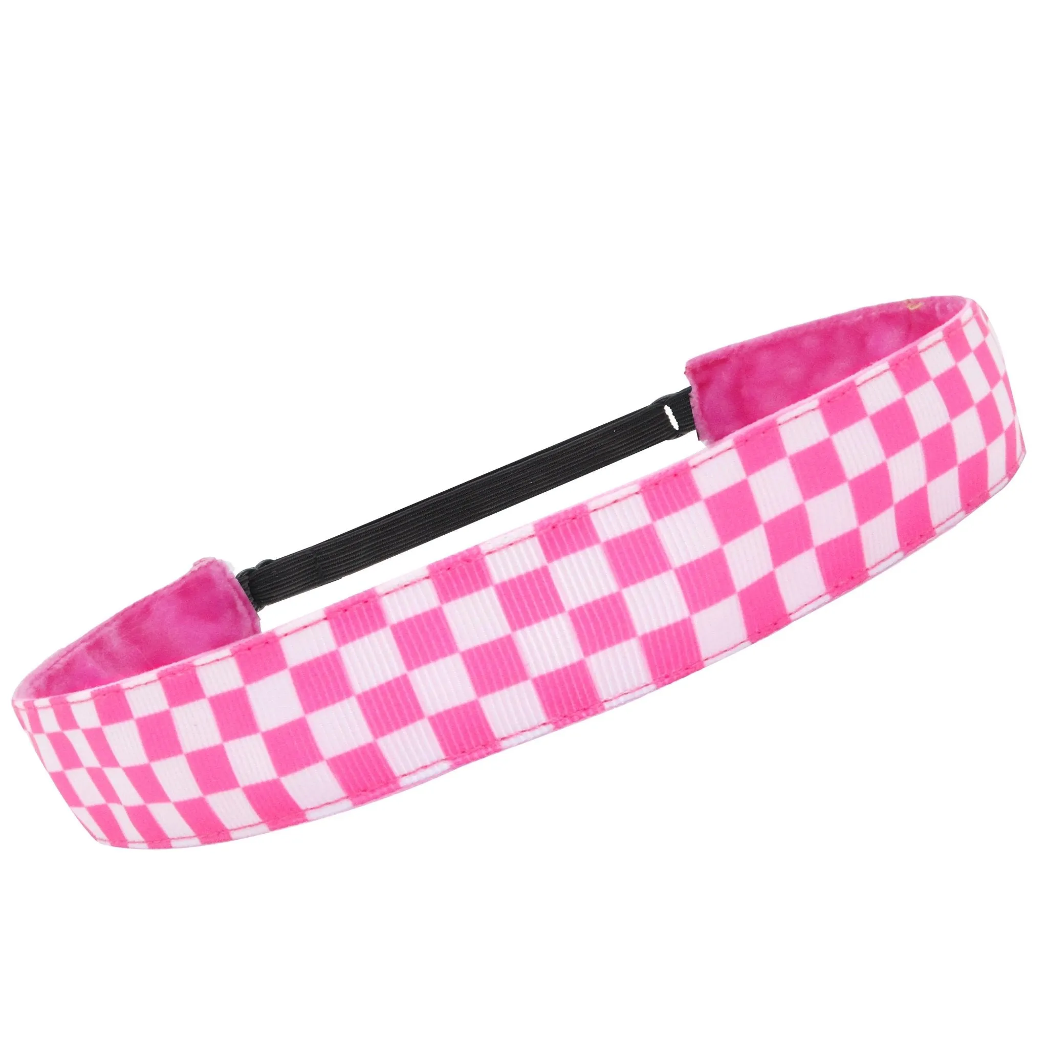 Adjustable No Slip Checkerboard Headband