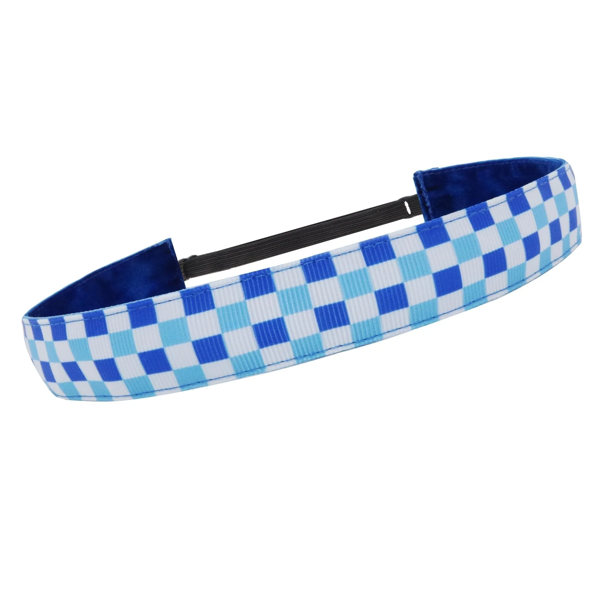 Adjustable No Slip Checkerboard Headband