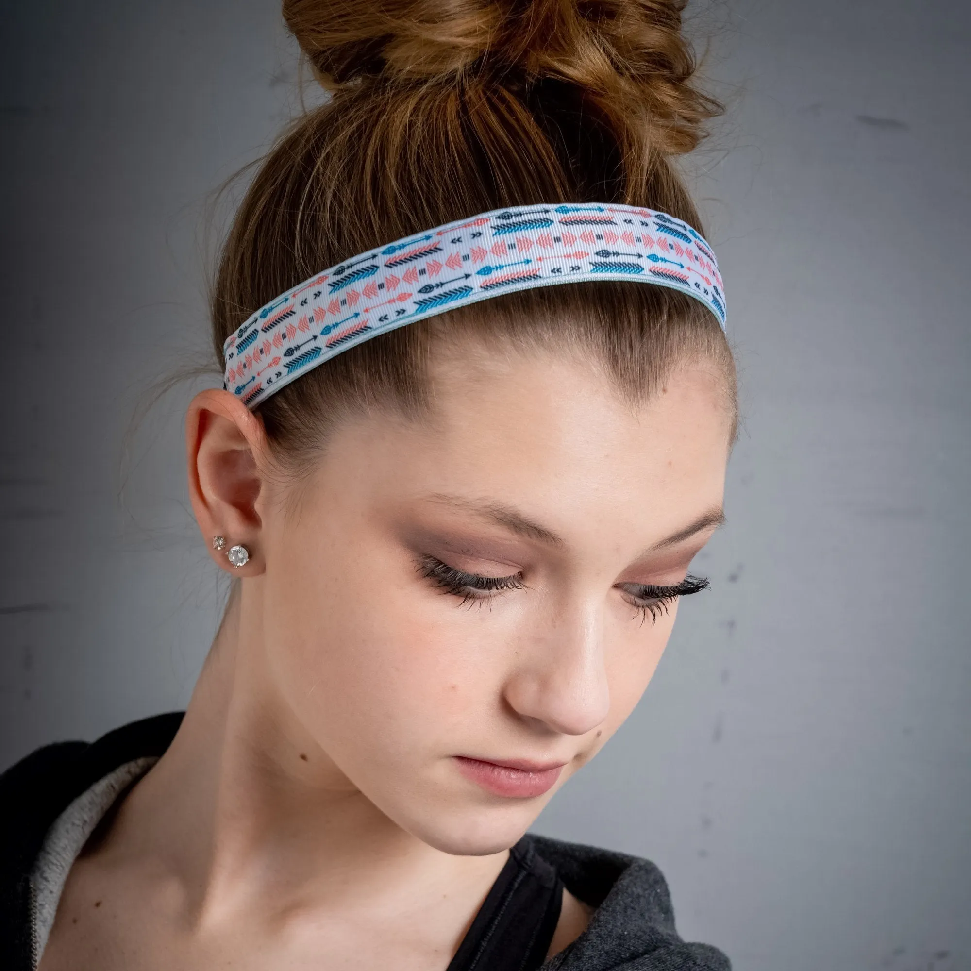 Adjustable No Slip Hippie Headbands - 6 Pack