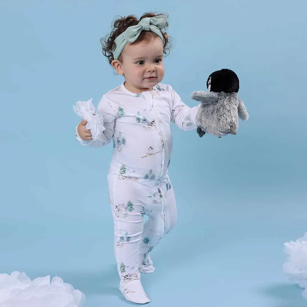 Arctic Organic Snuggle Sleepsuit Zip Footie