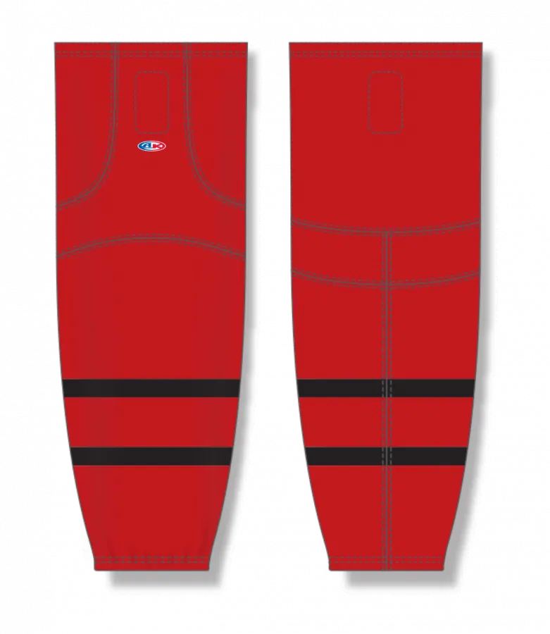 Athletic Knit (AK) HS2100-607 2021 Ottawa Senators Reverse Retro Red Mesh Ice Hockey Socks