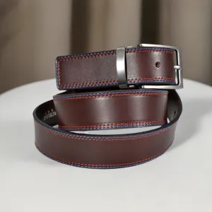 B27 Chocolate 2 Stitch Belt