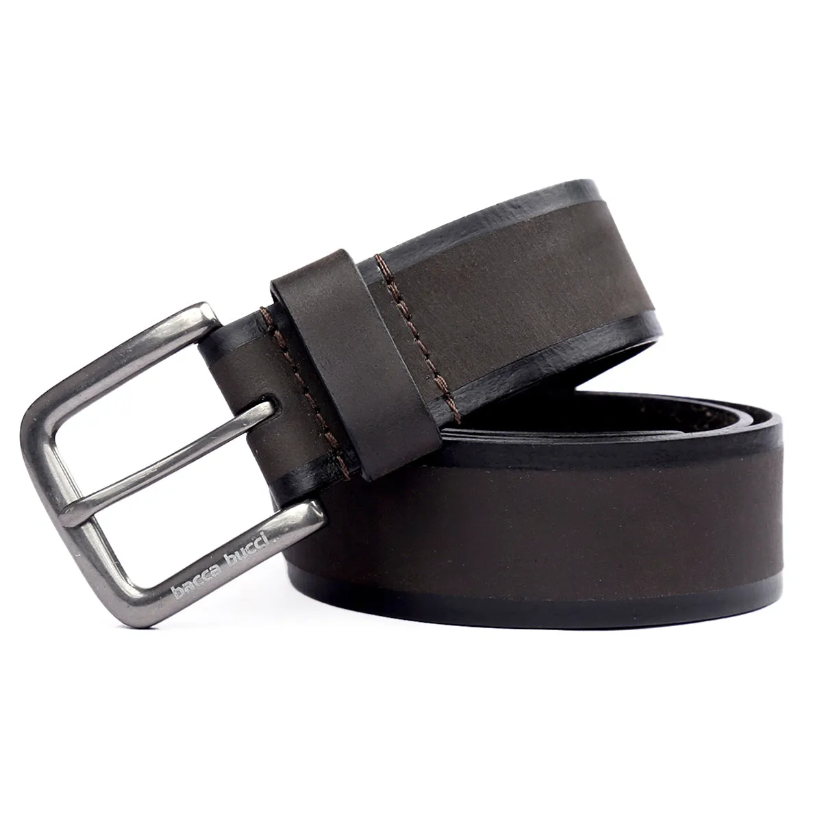 Bacca Bucci Men's Genuine Leather Casual Jeans Belt