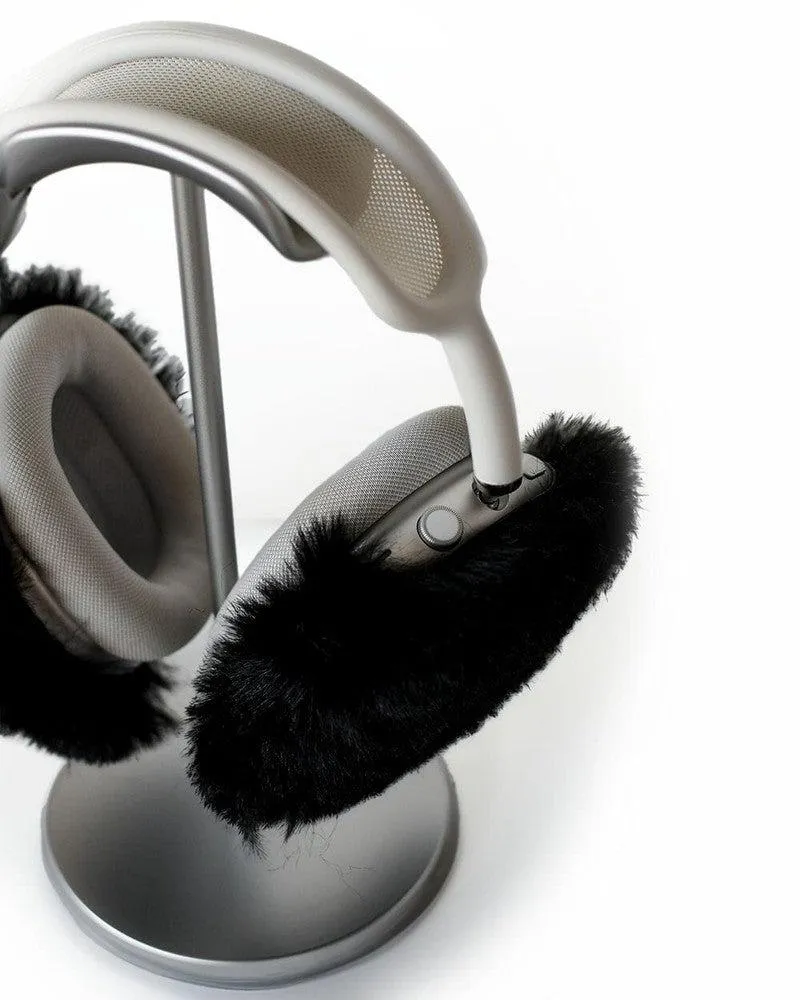 Black Fluffy Earmuffs | AirPods Max Case