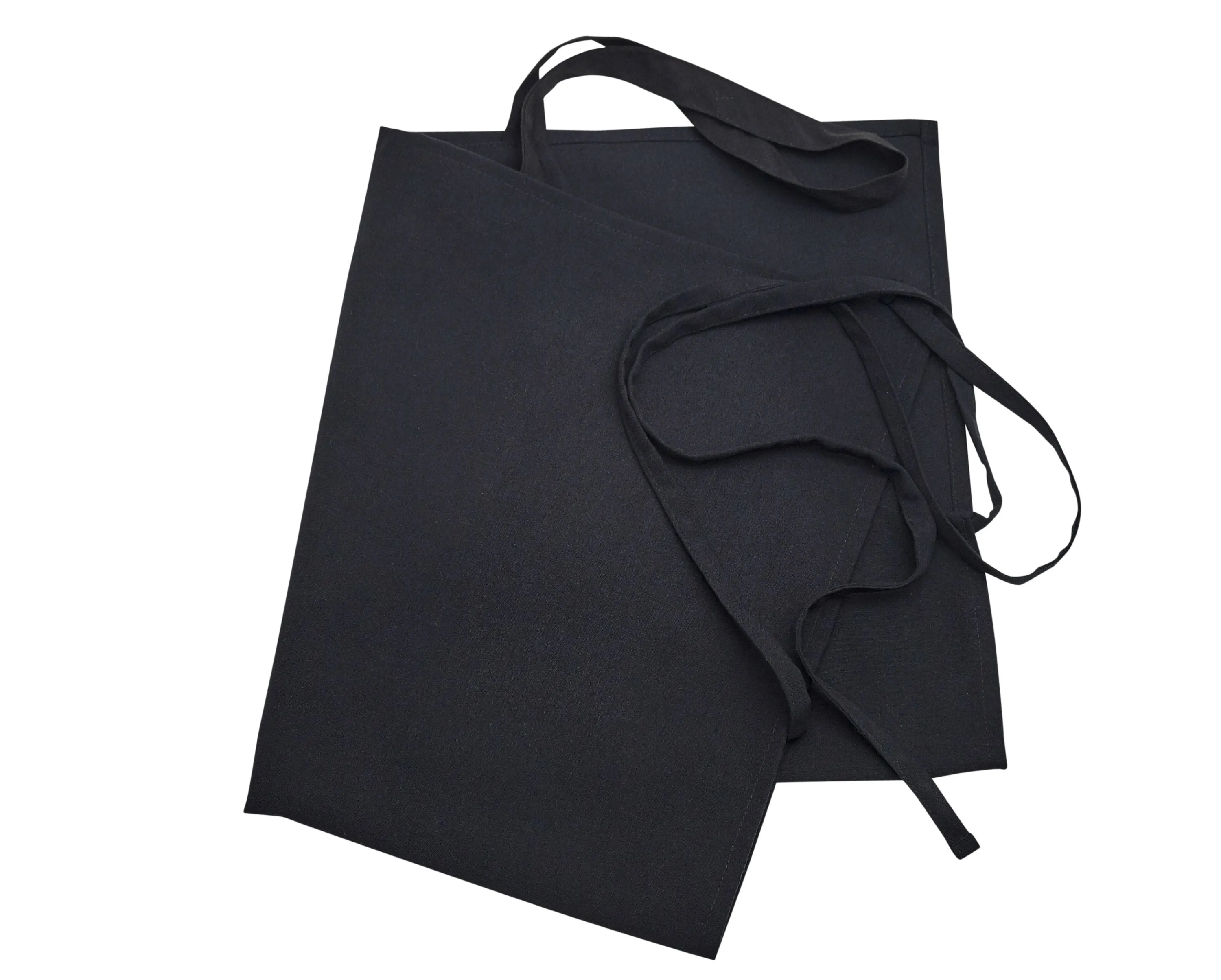 BTExpert 12 Bib Apron Kitchen Bar 32x28  Bulk Extra Long Ties Unisex Black Machine Washable Professional Crafting Drawing Chef Cooking Baking Restaurant