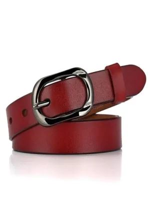 Classic Stylish Leather Belt for Women