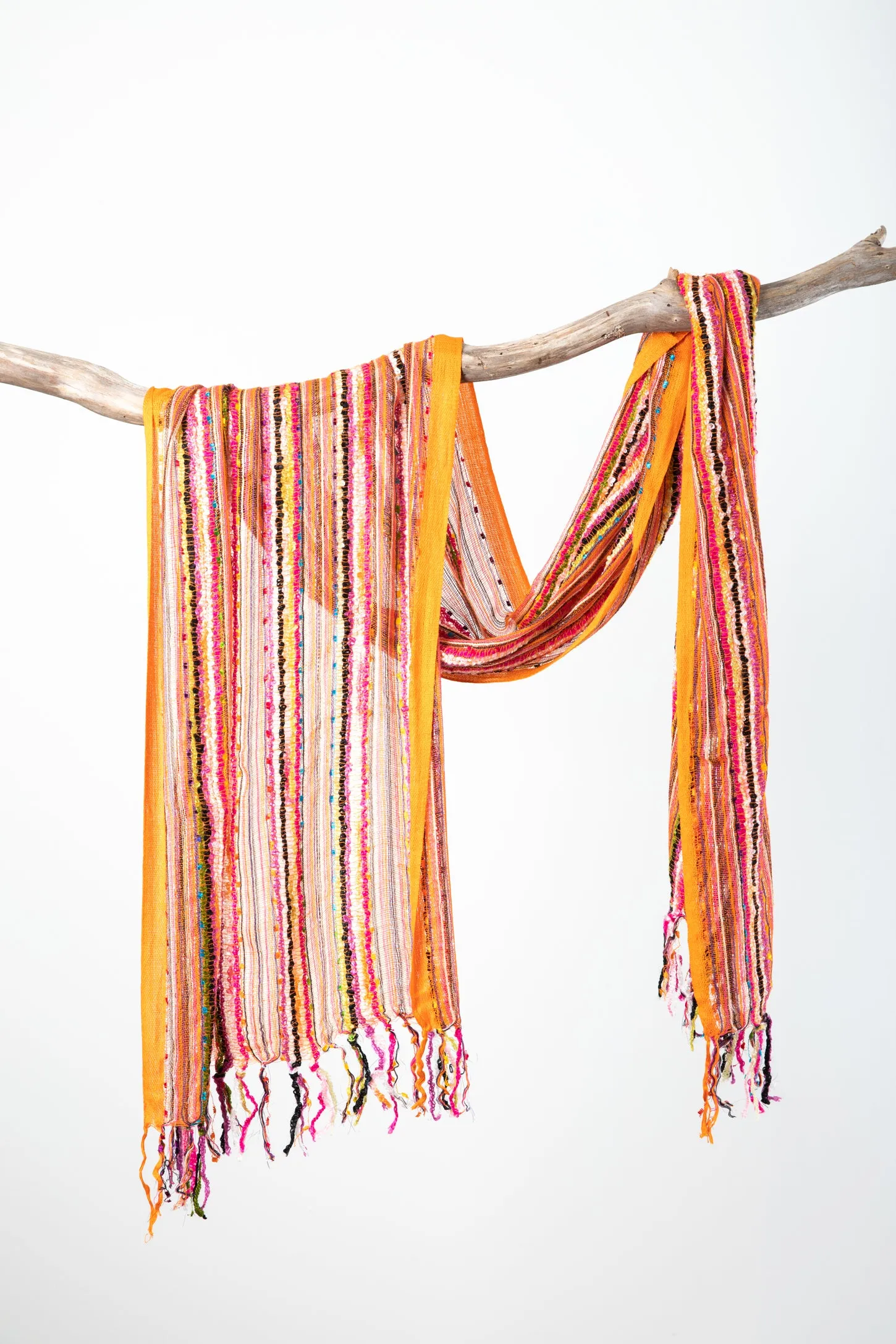 Confetti Stripe Lightweight Scarf