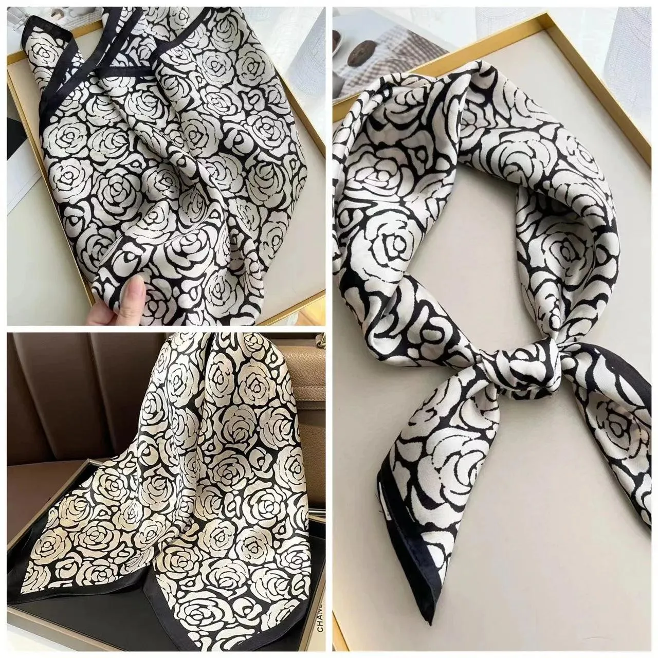 Elegant Faux Silk Satin Scarf: Your Go-To Accessory for Chic Versatility