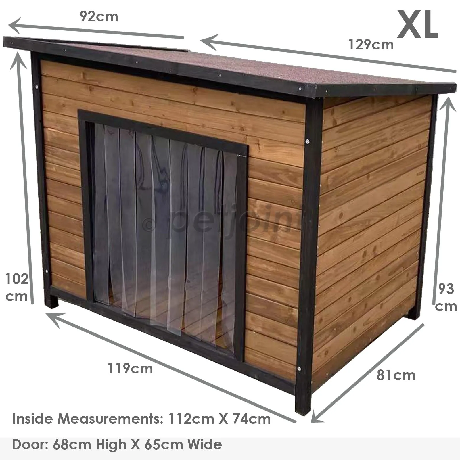 Extra Large Wooden Kennel   42" XL Metal Wire Pet Crate