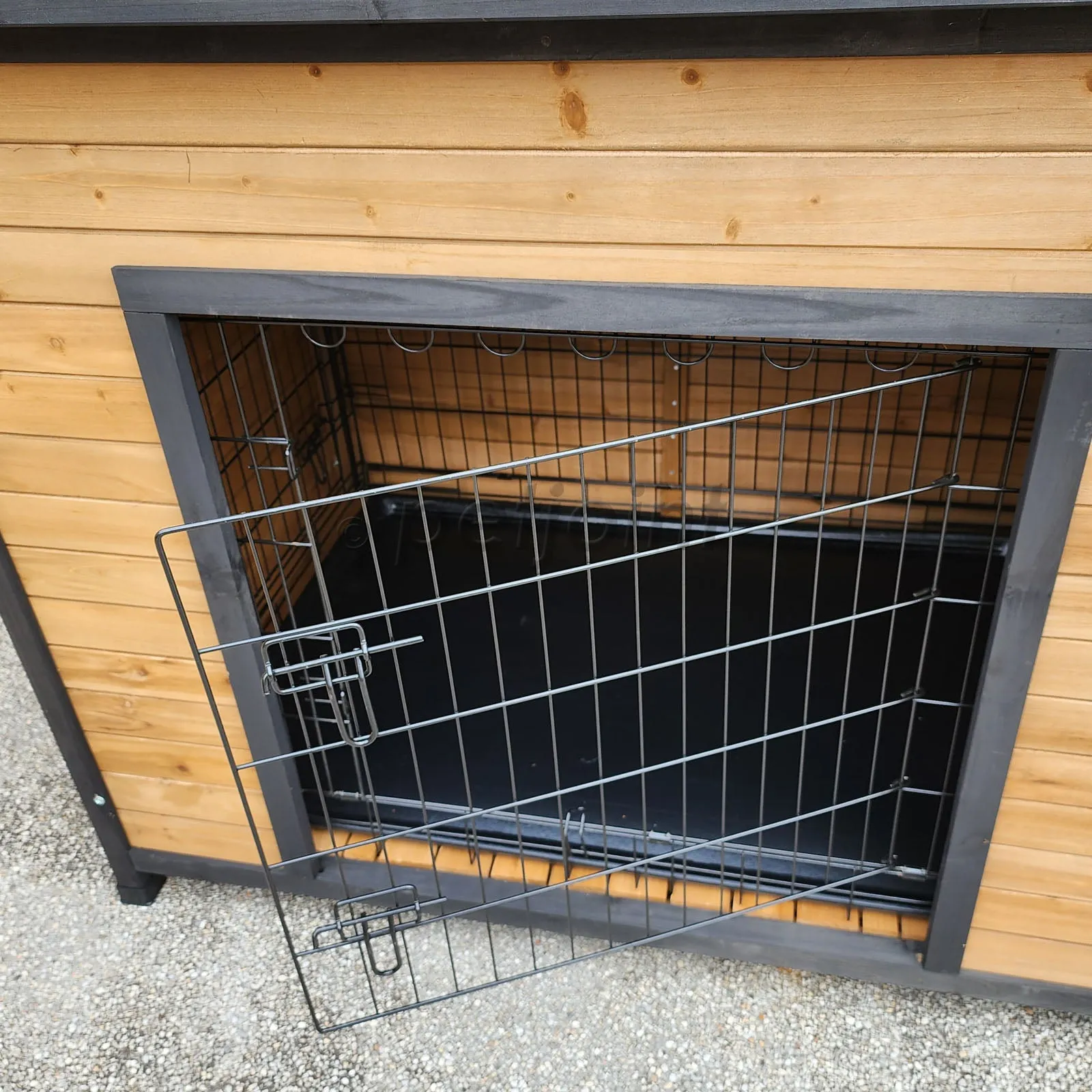 Extra Large Wooden Kennel   42" XL Metal Wire Pet Crate