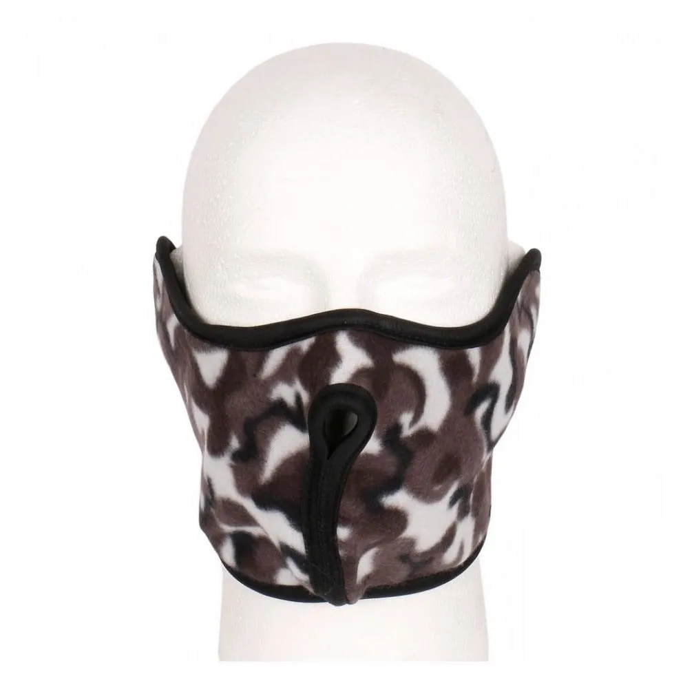 Fleece Half Cover Face Ski Masks And Earmuffs