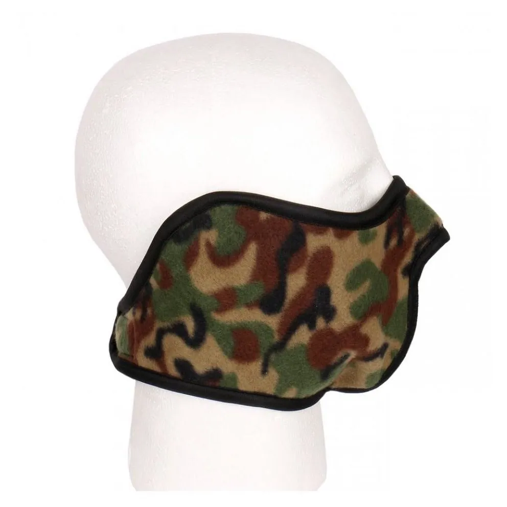 Fleece Half Cover Face Ski Masks And Earmuffs