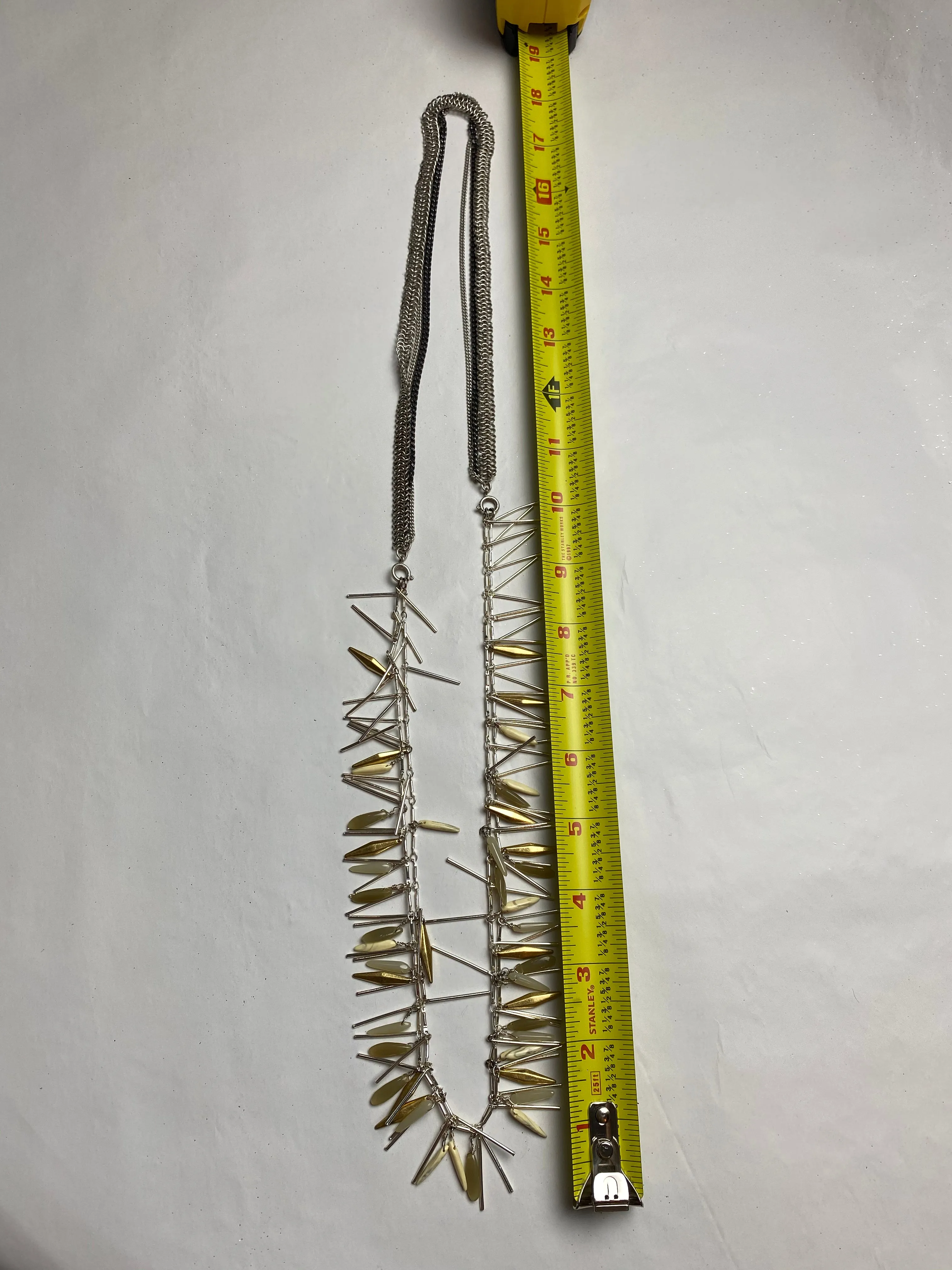 Funky 18" Necklace w/ Spikes