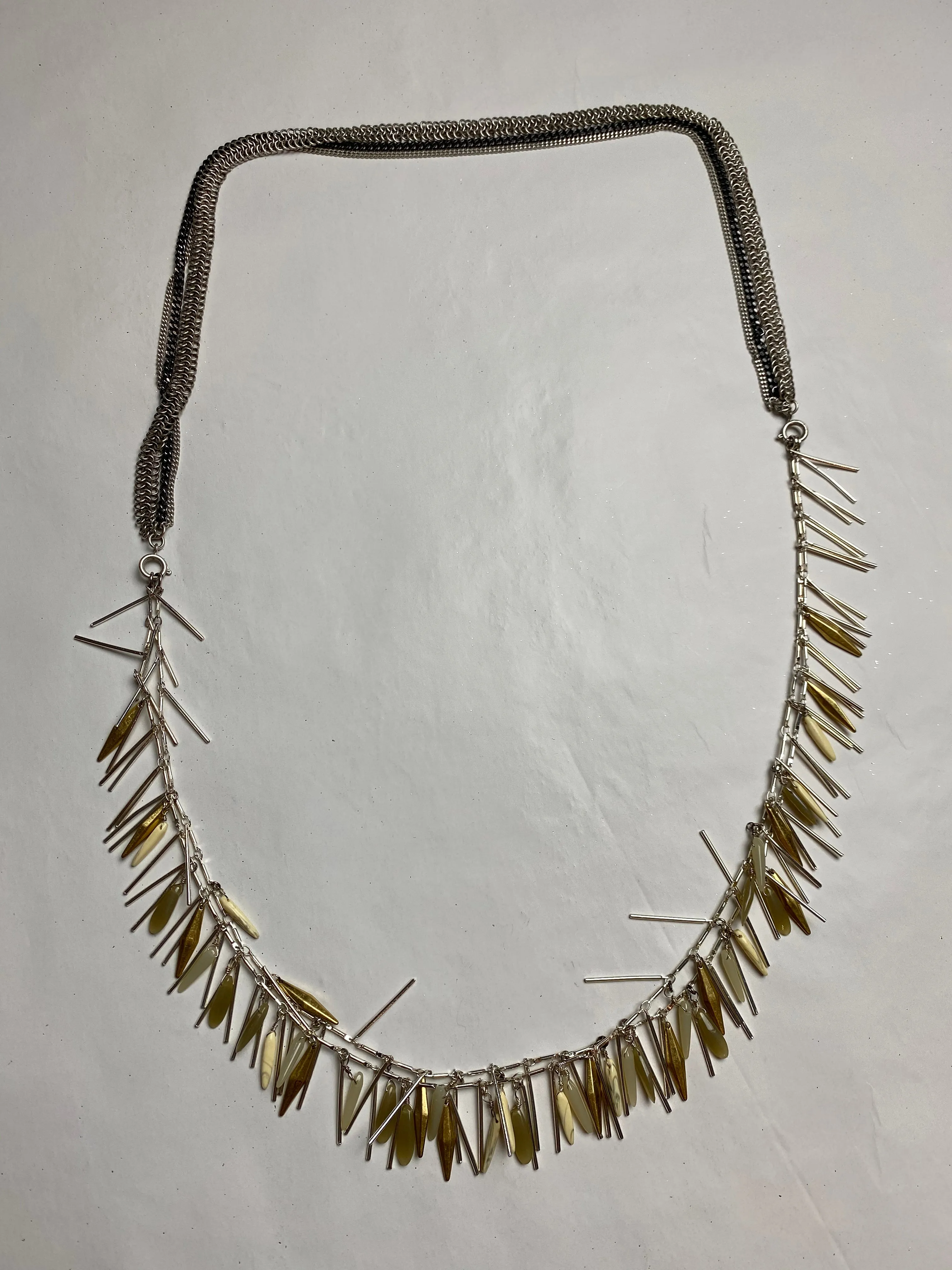 Funky 18" Necklace w/ Spikes