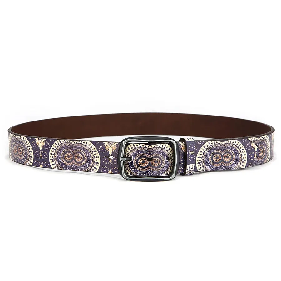 Genuine Leather Belt For Women Casual Belt Designer Girdle Printed Belt