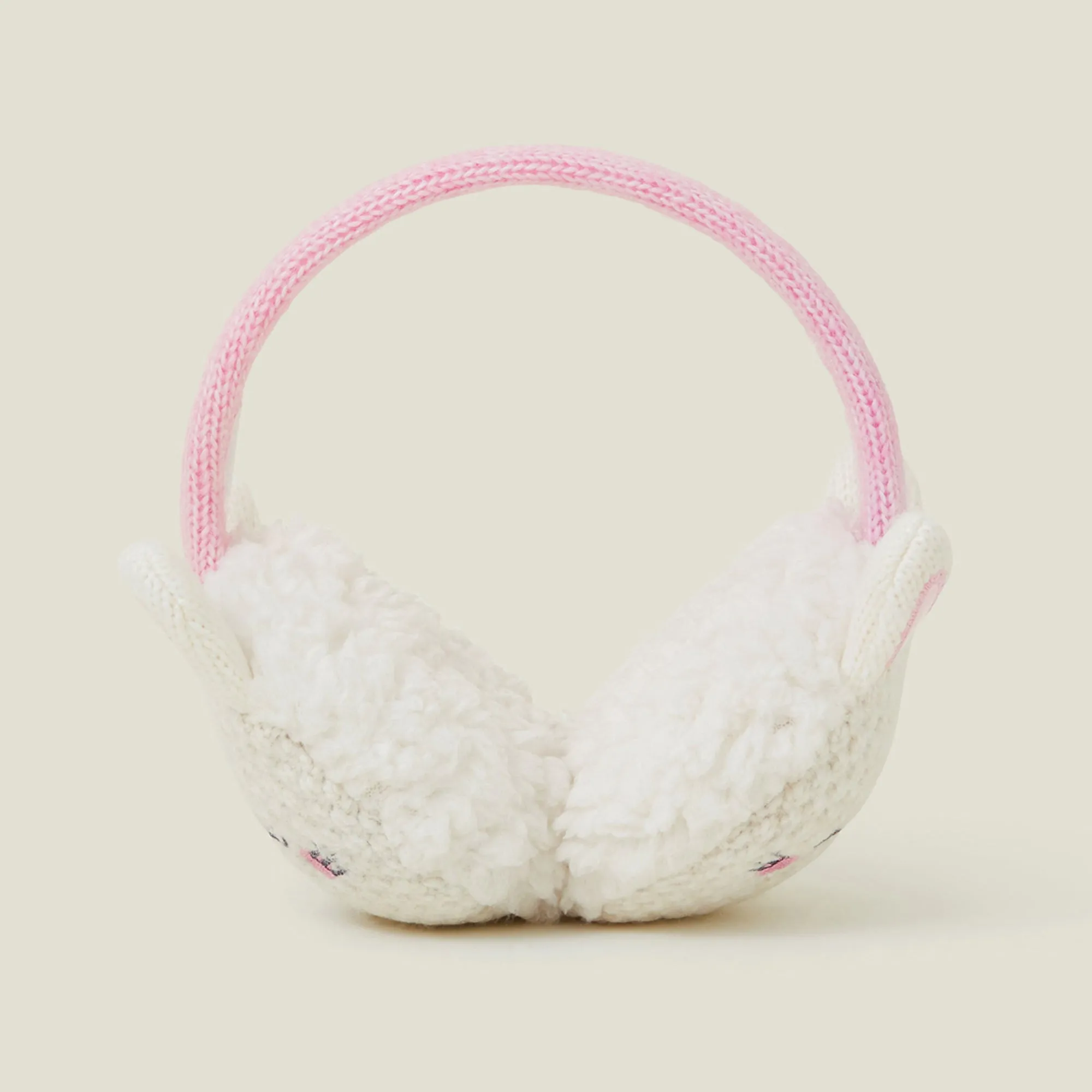 Girls Knit Bunny Earmuffs