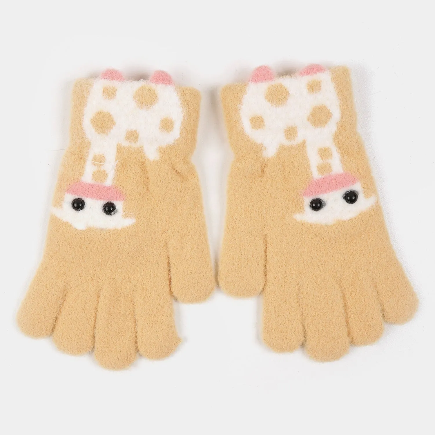 Kids Cute & Warm Full Finger Winter Gloves