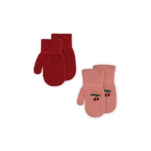 Konges Sløjd - Cherry frill mittens - 2 pairs