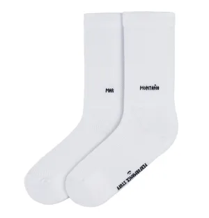 LASER Mar & Montaña Performance Socks - White