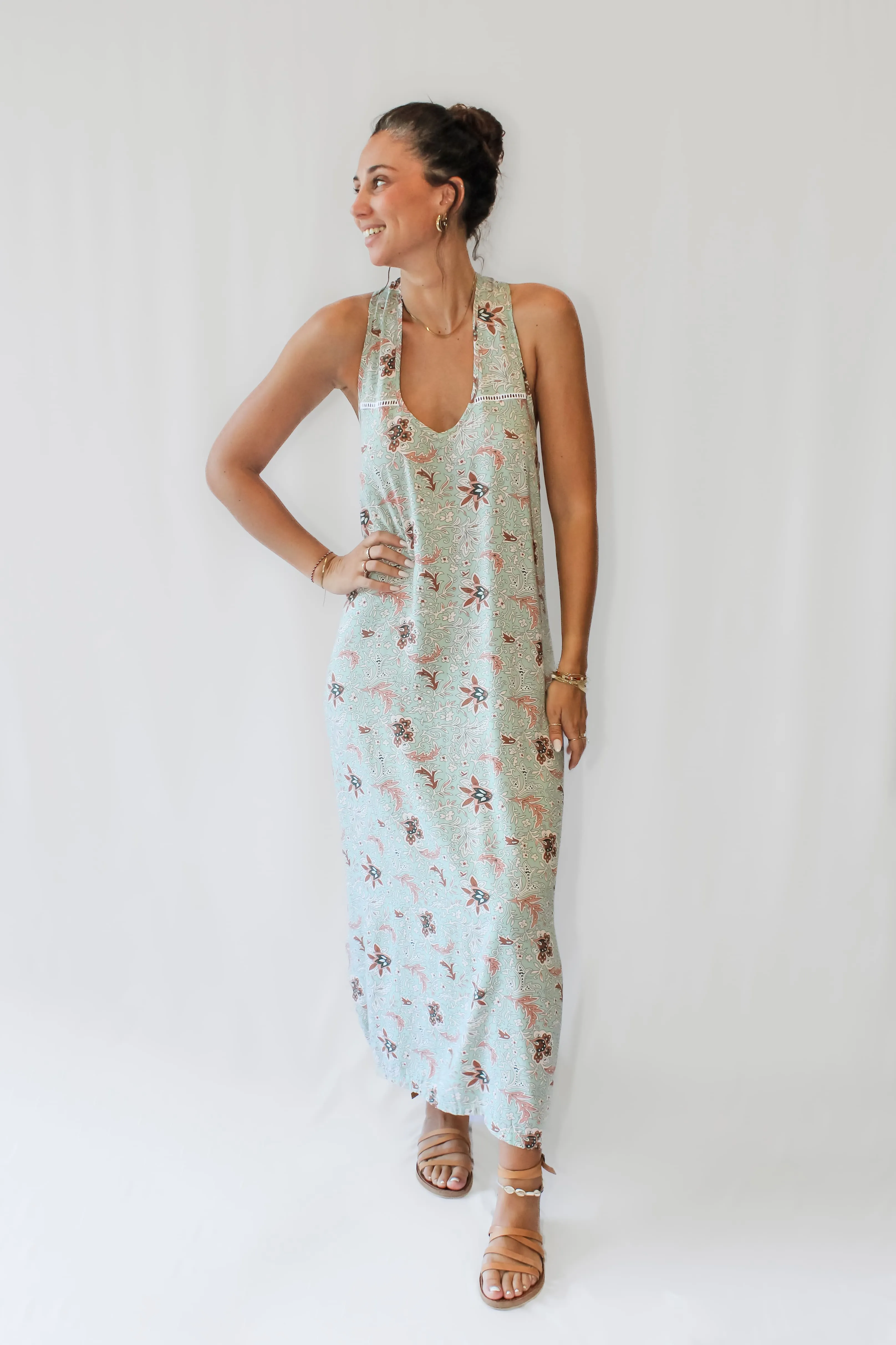 Maxi Wingdress - soft turquoise