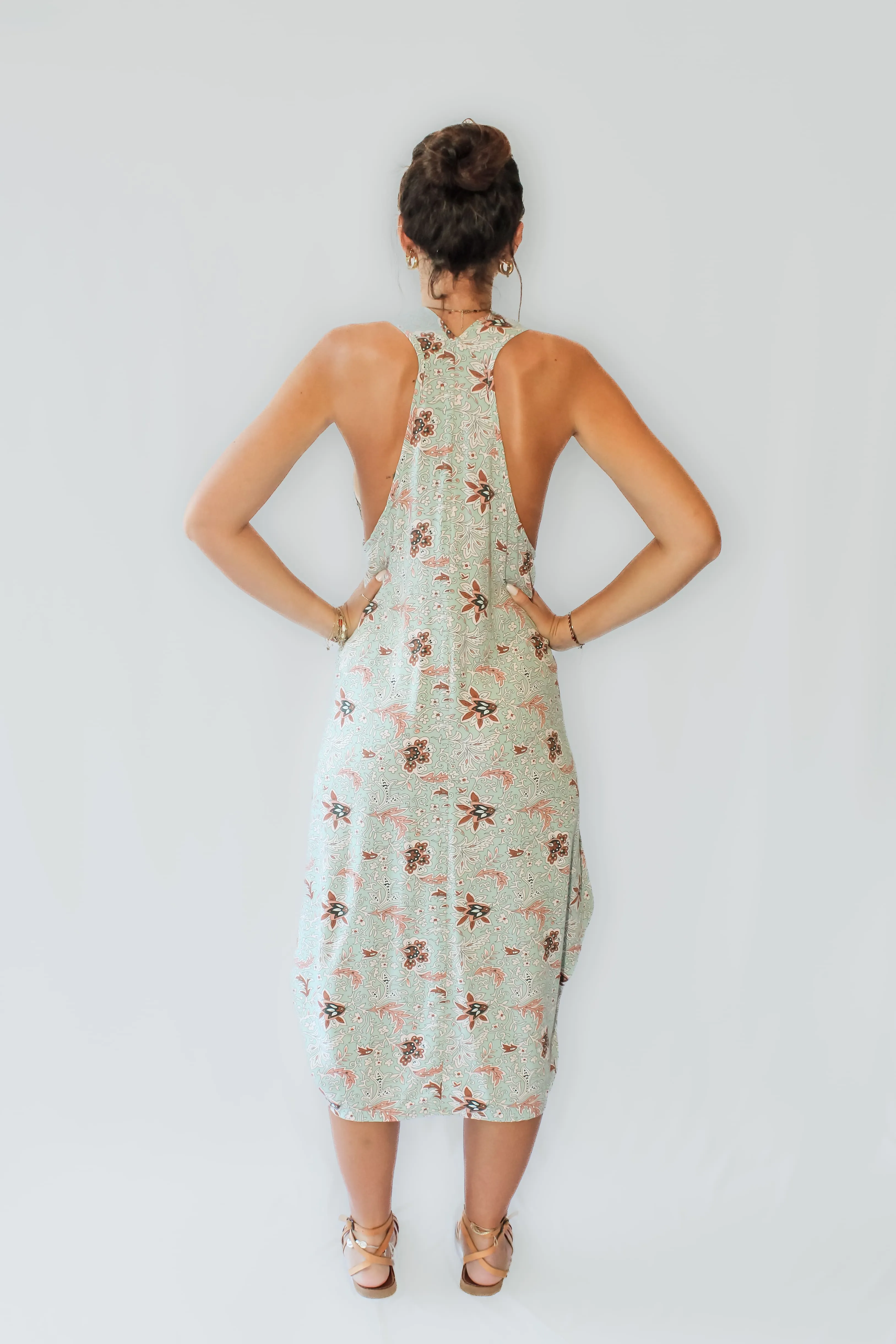 Midi Wingdress - soft turquoise