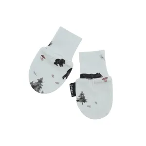 Non-Scratch Mittens - Black Bears