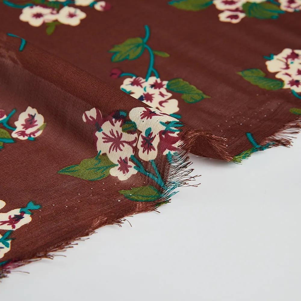 Polyester Flower Pattern ChiffonFabric