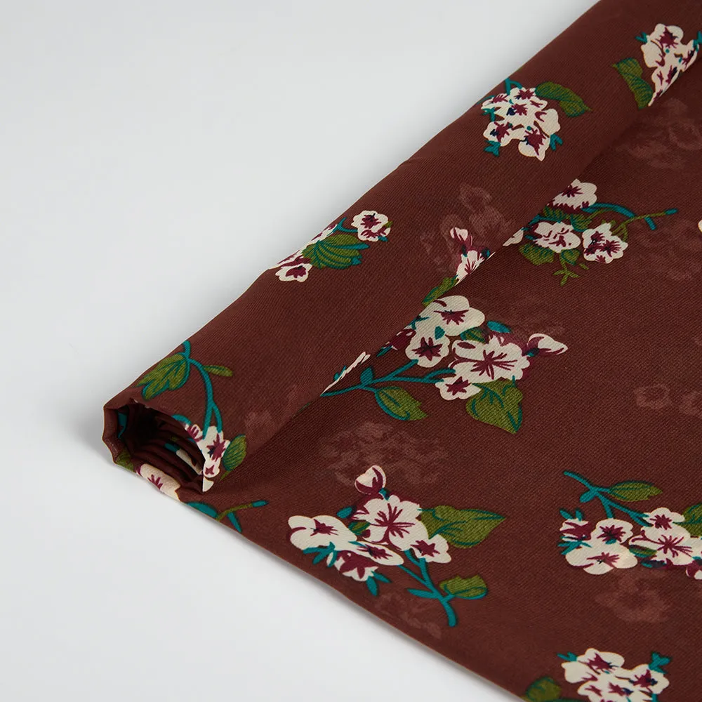 Polyester Flower Pattern ChiffonFabric