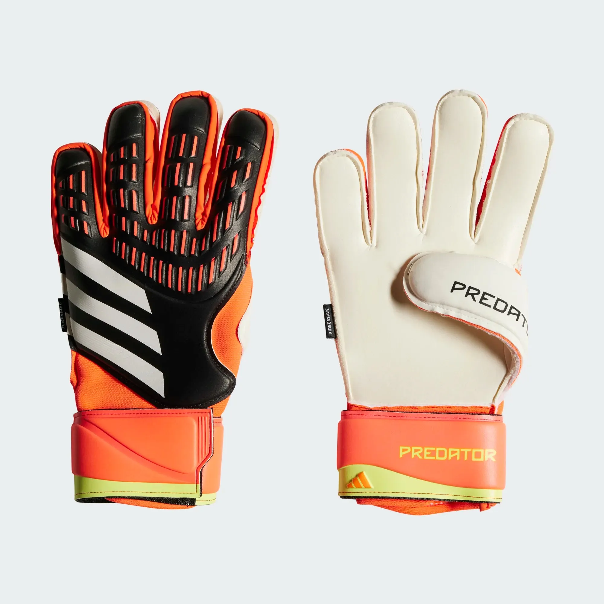 PREDATOR Glove Match Fingersave J BLACK/SOLRED/SYELLO