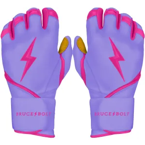 PREMIUM PRO BADER Series Long Cuff Batting Gloves | LAVENDER