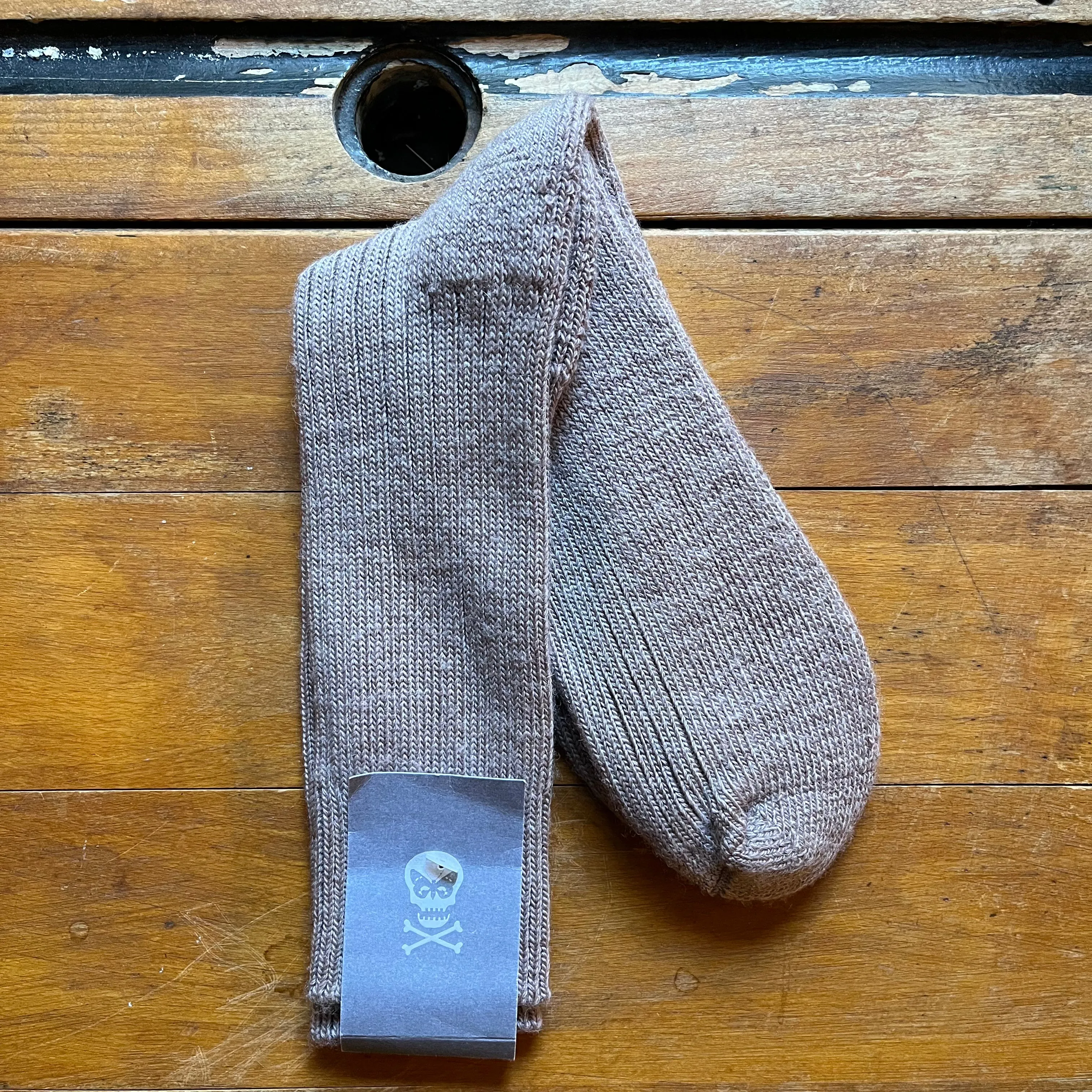 Regent - Padded Socks - Wool - Beige/Fawn