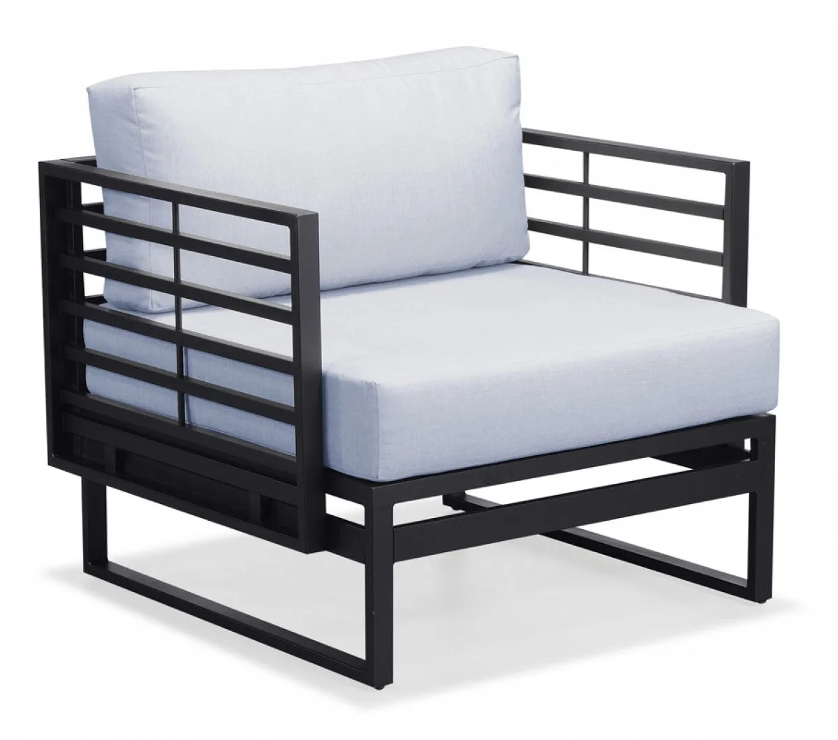 Renava Wharf Outdoor Grey & Black Sofa Set