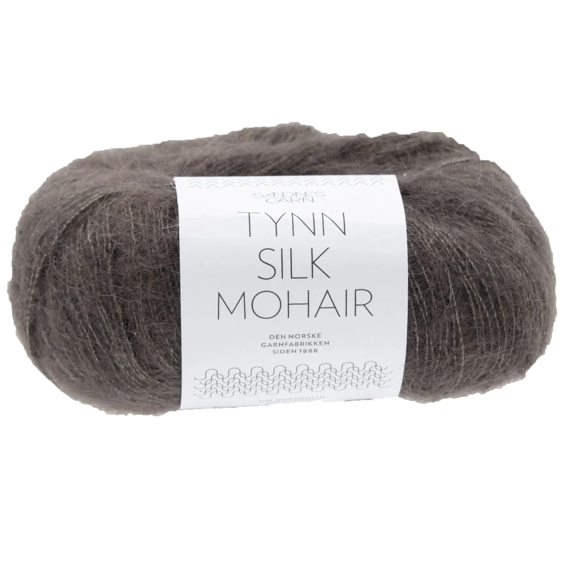 Sandnes Garn  Tynn Silk Mohair Yarn - 3880 Dk. Chocholate