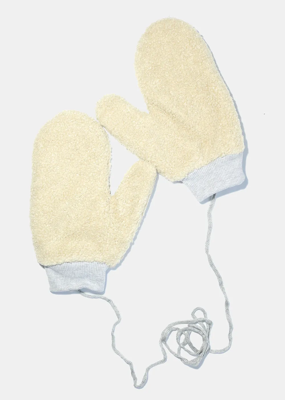 Sherpa Mittens Ivory