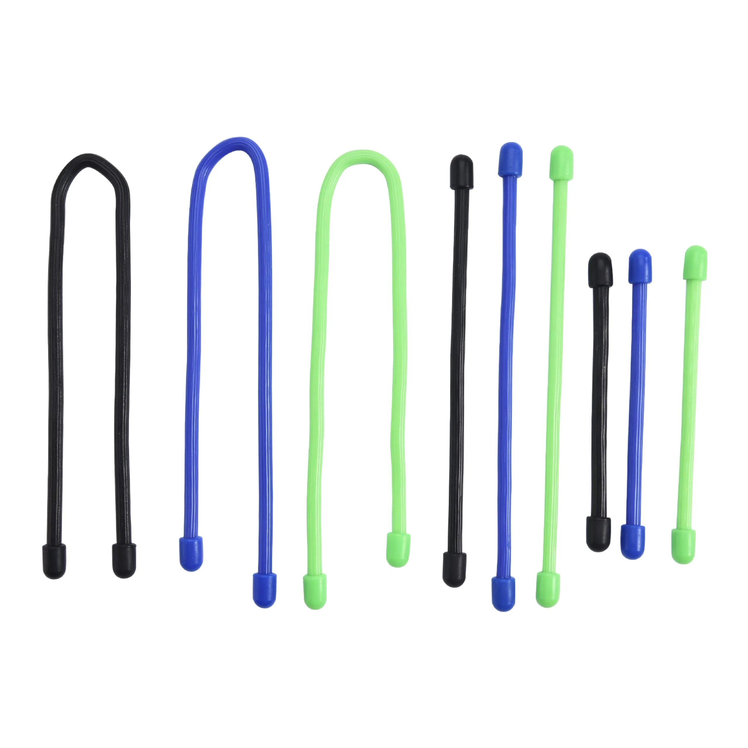 Silicone Twist Ties Pack Of 9 - Cable Ties Reusable- Silicone Cable Ties