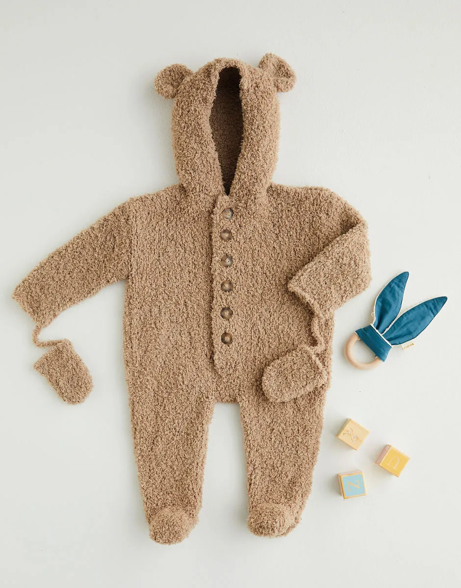 Sirdar - Baby Teddy Bear Romper in Snuggly Snowflake Chunky - Knitting Pattern 5400