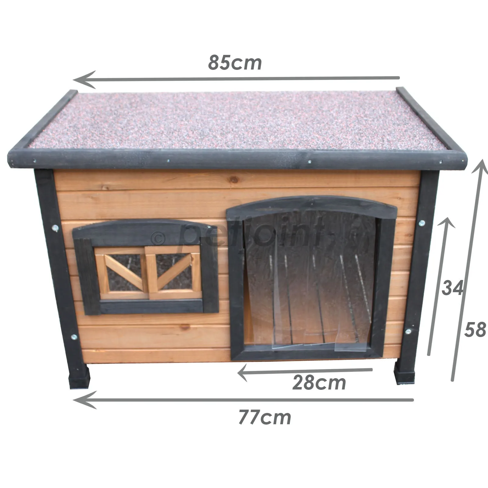 Small Dog Kennel Wooden House for Maltese Shih Tzu Pomeranian