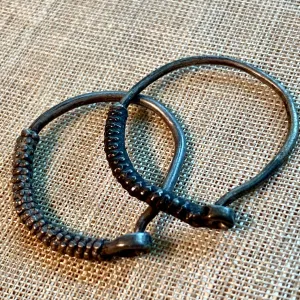 Small Silver Hoop Earrings from Yemen