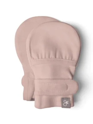 Stay-On Scratch Mitts - Dusty Pink