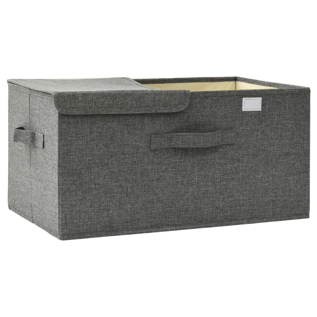 Storage Box Fabric 50x30x25 cm Anthracite