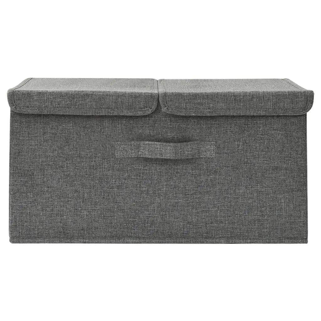 Storage Box Fabric 50x30x25 cm Anthracite