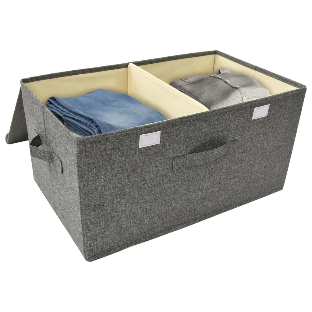 Storage Box Fabric 50x30x25 cm Anthracite