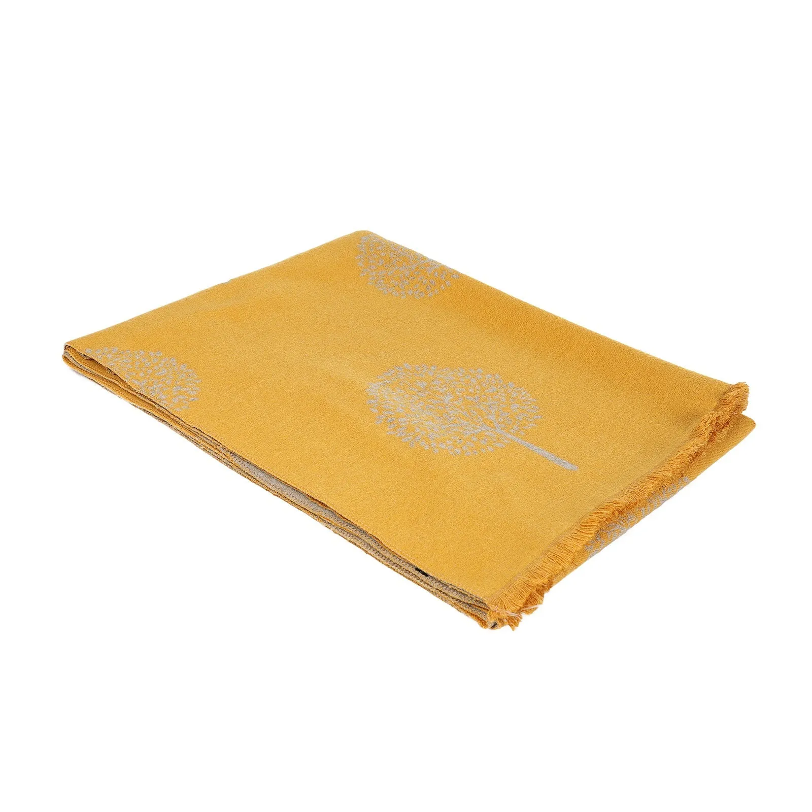 Super Soft Tree Of Life Scarf Ochre