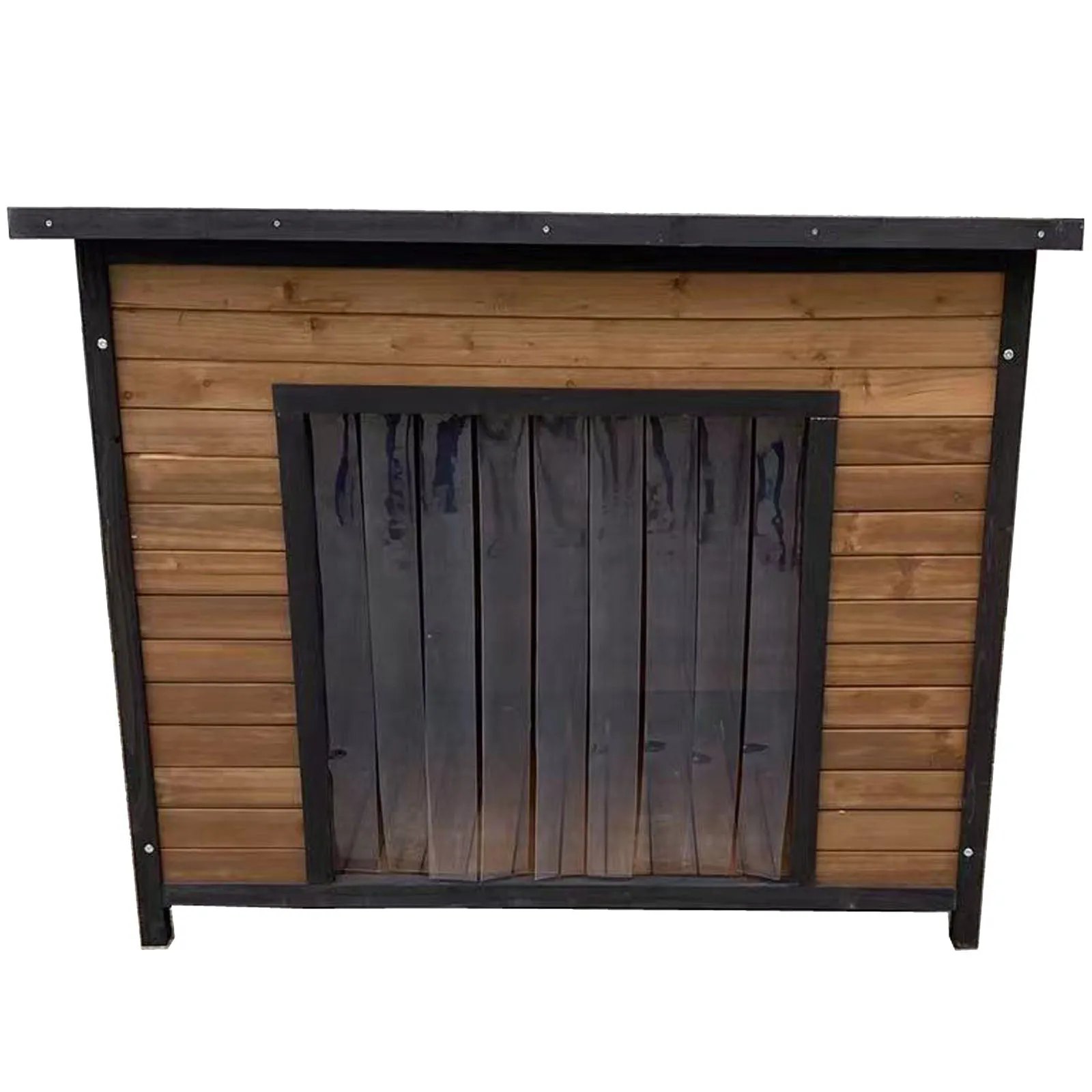 Wide Door Extra Large Flat Roof Wooden Pet Dog Kennel